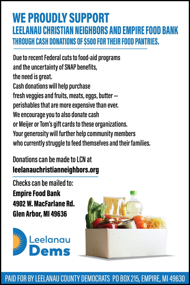 Leelauau Enterprise 4 x 6 Food Bank Ad v1.0 FINAL
